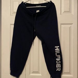 Cuffed blue Hilfiger joggers